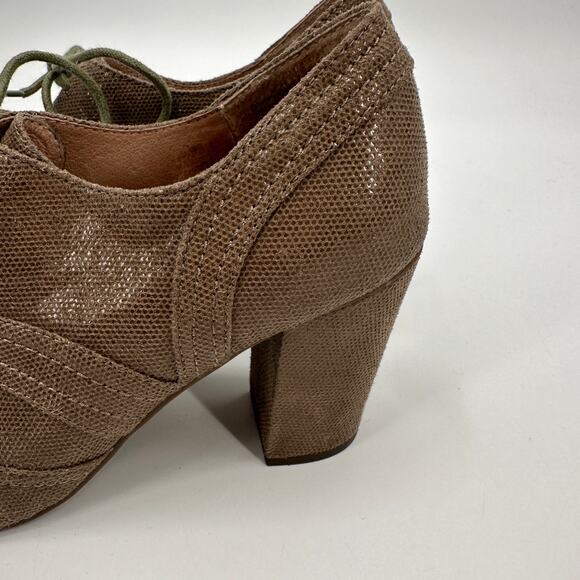 SEYCHELLES Eternity Peep Toe Lace Up Open Toe Oxford Bootie // 7.5 - Picture 6 of 11